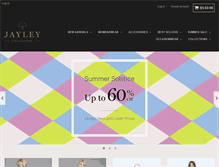 Tablet Screenshot of jayleycollection.com